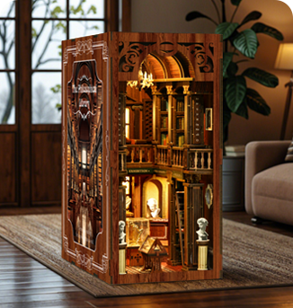Trojan Horse 3D Puzzle DIY Music Box – Creative Wooden Model Kit