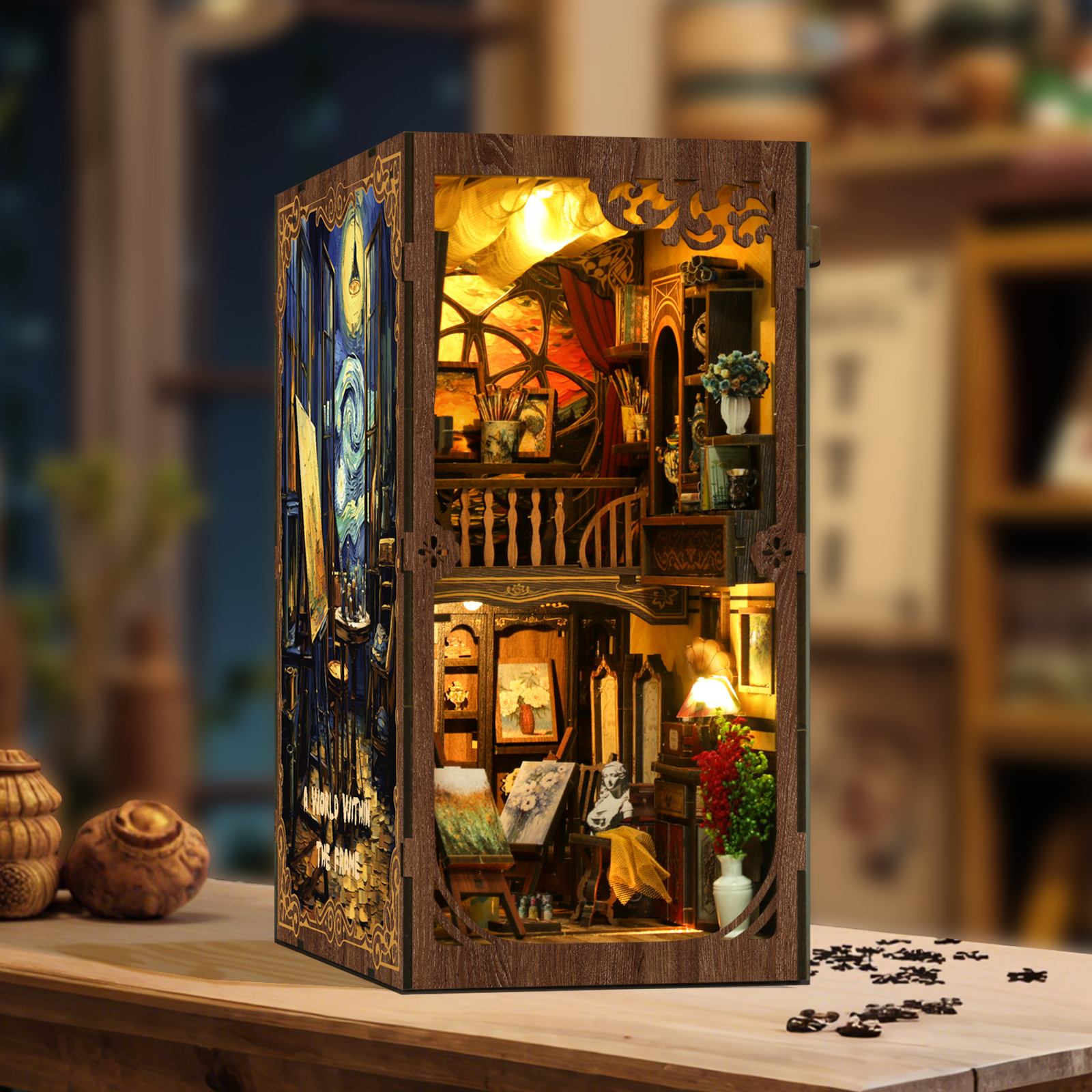 A World Within the Frame Book Nook