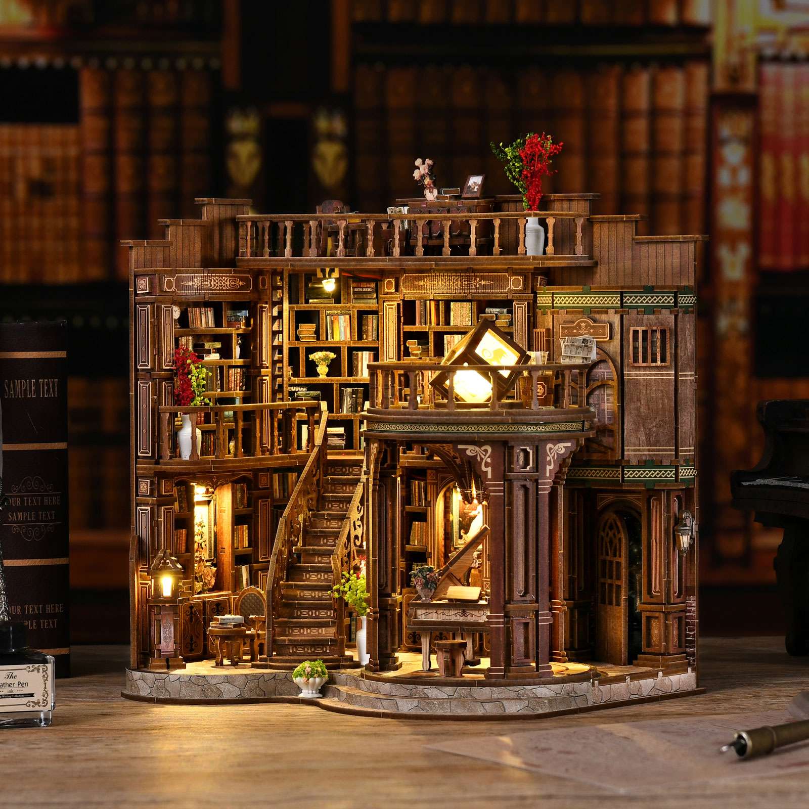 Dreamy Book Hall DlY Mini House