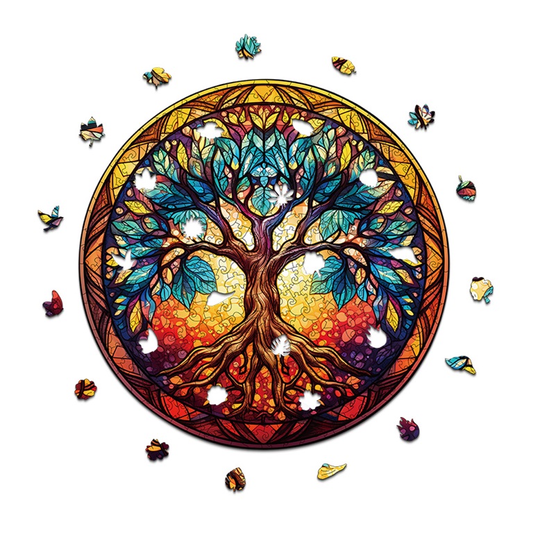 Custom Tree of Life Wooden Puzzle:Personalized Eco-Friendly Gift&OEM Solution
